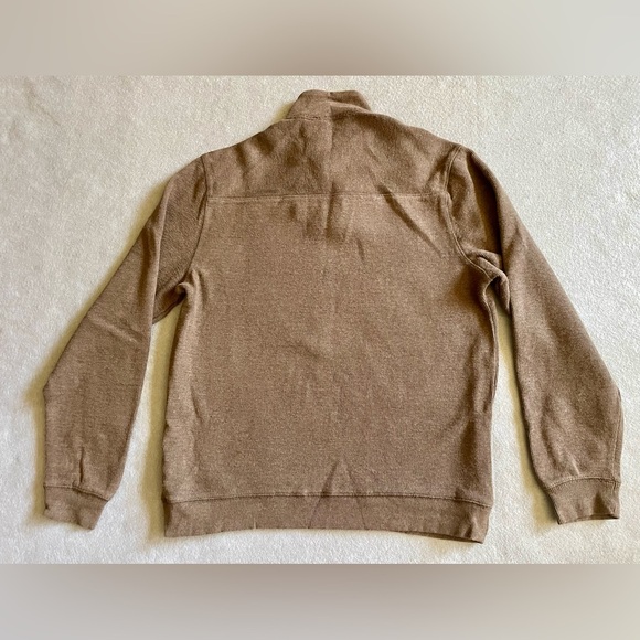 Tasso Elba Men’s 1/4 Zip Long Sleeve Sweater Brown Size Small - Picture 6 of 6